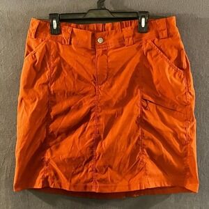 Duluth Trading Co Women's Skort Burnt Orange Hiking Outdoor Active Skirt Size 18